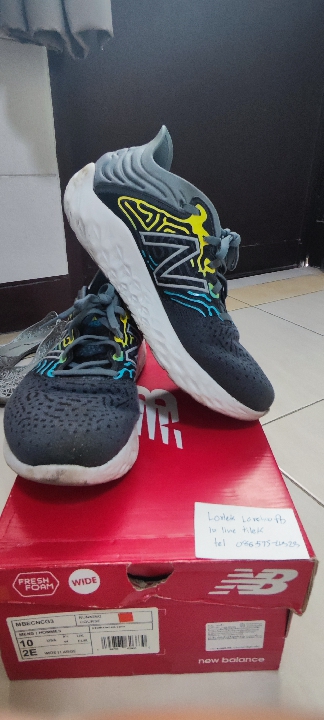 ขาย รองเท้าวิ่ง new balance beacon รุ่นรองtop สีเทา ราคาป้าย 4490฿ Size 10 us 44 eur 9ครึ่ง uk 28cm