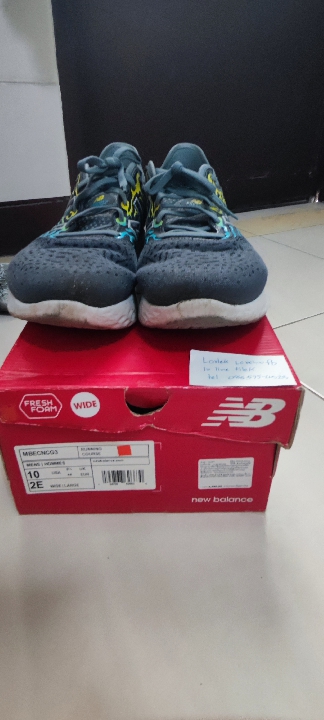 ขาย รองเท้าวิ่ง new balance beacon รุ่นรองtop สีเทา ราคาป้าย 4490฿ Size 10 us 44 eur 9ครึ่ง uk 28cm