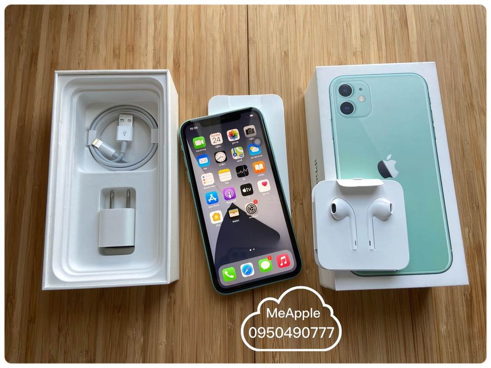 iPhone 11 Green ศูนย์ไทยแท้ครบกล่อง อุปกรณ์ยังไม่แกะใช้