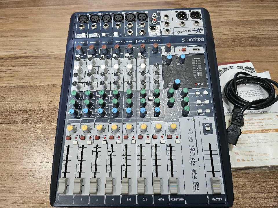 มิกซ์ Soundcraft signature 10 แท้มหาจักร