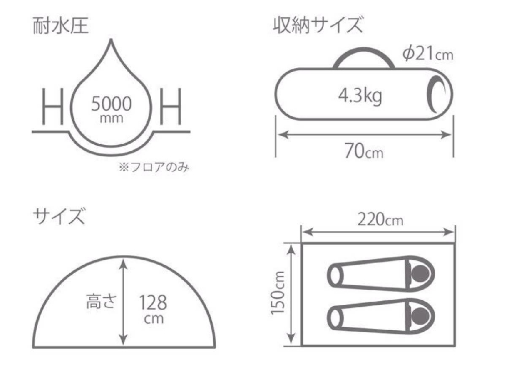 เต็นท์จิงโจ้ S T2-616-TN DOD Camp Camp Tent Outdoor