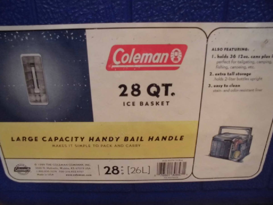 กระติ้ก Cooler Box 26MODEL5277 Blue ICE BASKET