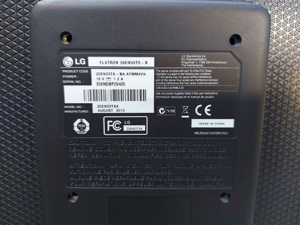 จอคอม LG 19.5" 20EN33TS-B