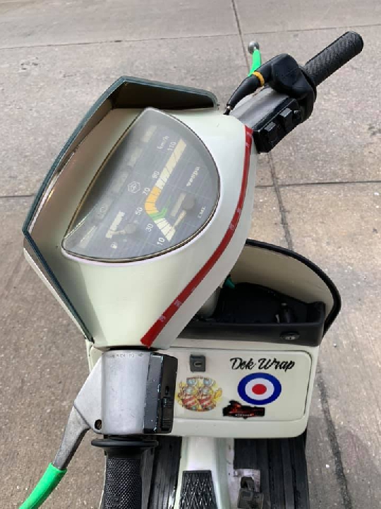 ขาย Vespa T5 สีขาวมุก ครับ