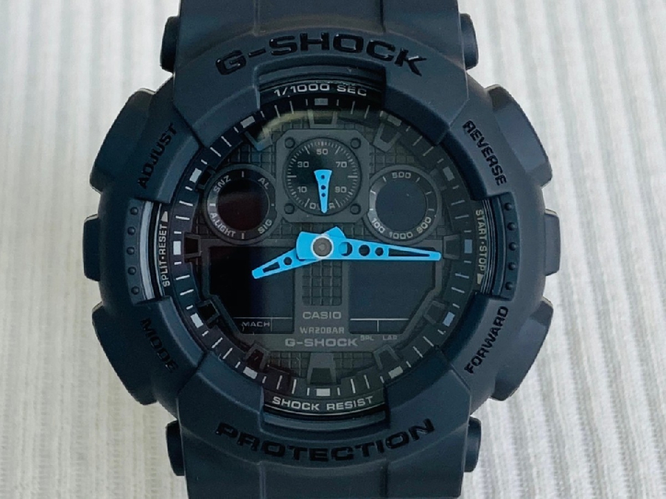 นาฬิกาผู้ชาย CASIO คาสิโอ G-shock GA-100C รุ่น 5081 สีดำ ของแท้ จาก ญี่ปุ่น