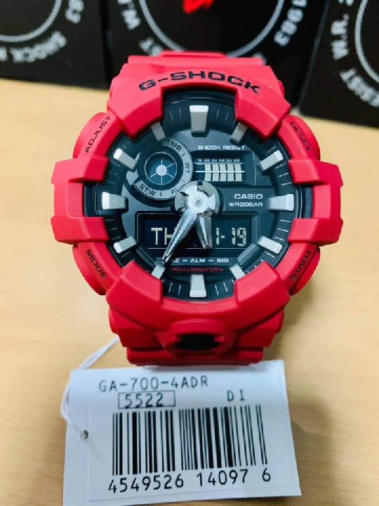 G-shock แดง แท้ ประกัน cmg