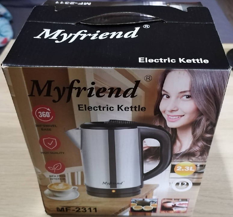 ขายกาต้มน้ำร้อนไฟฟ้ายี่ห้อ Myfriend รุ่น MF-2311 ขนาด 2.3 ลิตร สินค้าใหม่
