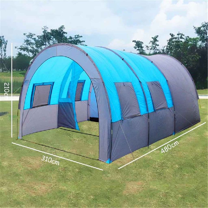 Bessky Oxford ผ้าสองชั้นกันน้ำเต็นท์อุโมงค์การเดินทางไปแคมป์ปิ้งเต็นท์เดินป่าCamping‼️