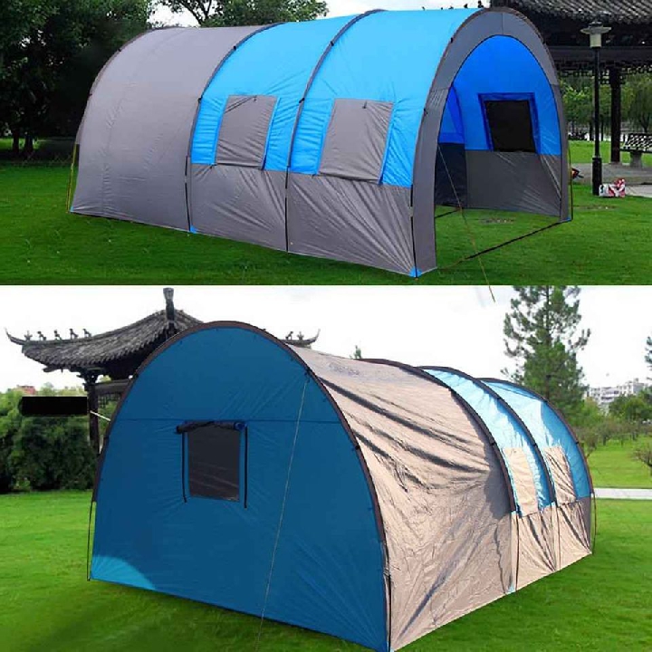 Bessky Oxford ผ้าสองชั้นกันน้ำเต็นท์อุโมงค์การเดินทางไปแคมป์ปิ้งเต็นท์เดินป่าCamping‼️