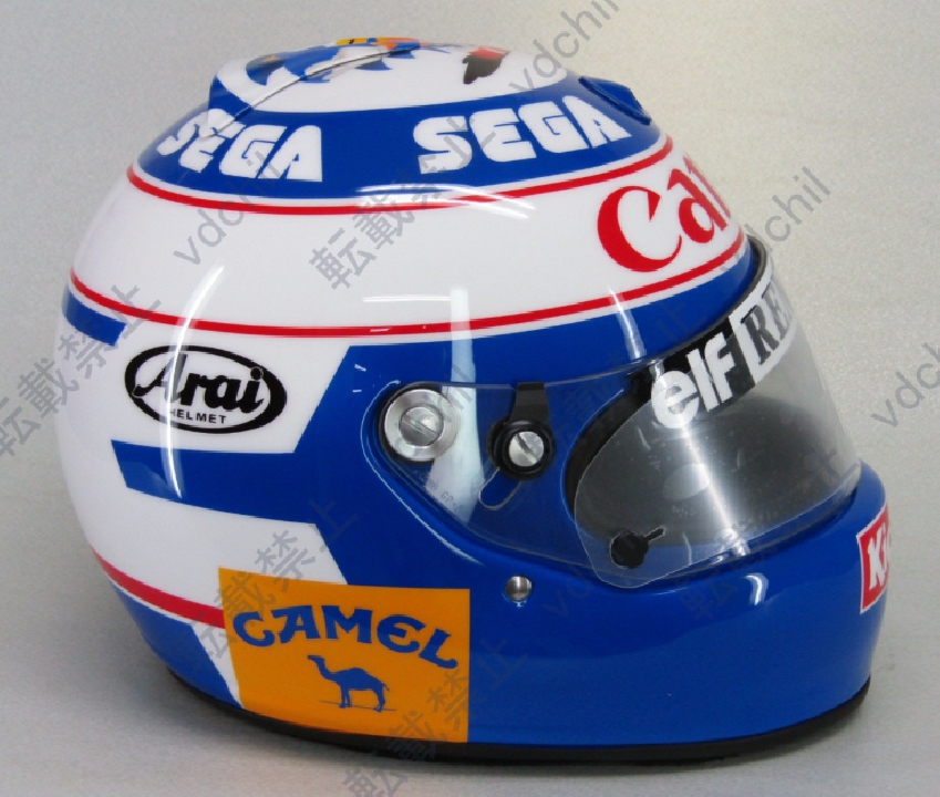 หมวกกันน็อคแบบจำลอง Alain Prost 93 รุ่น Williams F1 Arai GP-5S