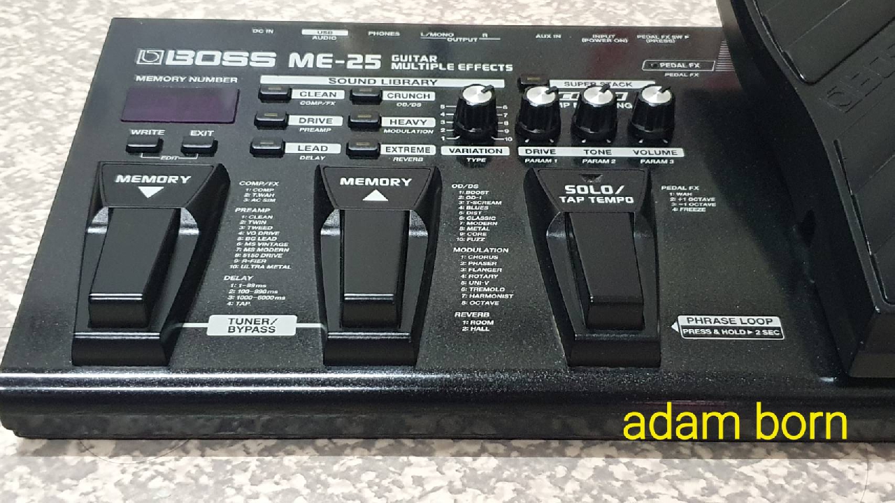 **ขายครับผม! Boss ME25 สภาพดี ใช้งานได้ปรกติ มี adapter ให้ครับ