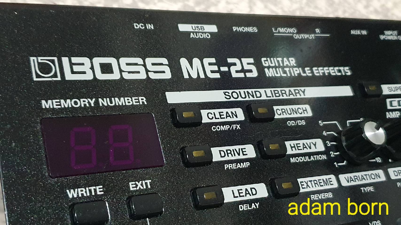 **ขายครับผม! Boss ME25 สภาพดี ใช้งานได้ปรกติ มี adapter ให้ครับ