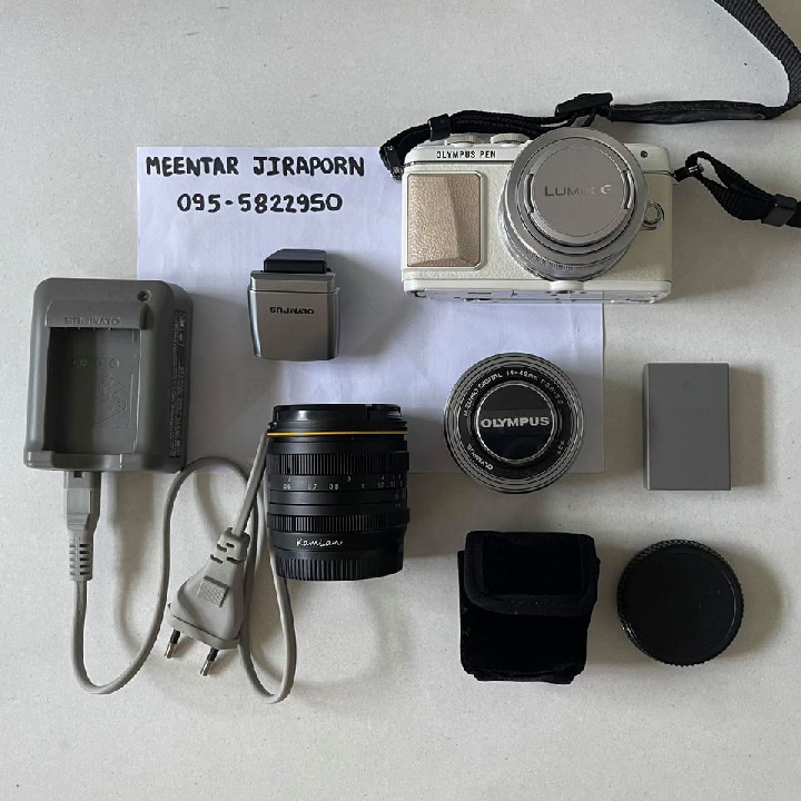 Olympus pen lite EPL7 + 14-42/LensKit Panasonic Lumix 12-32 / Lens Kamlan 50 F1.1