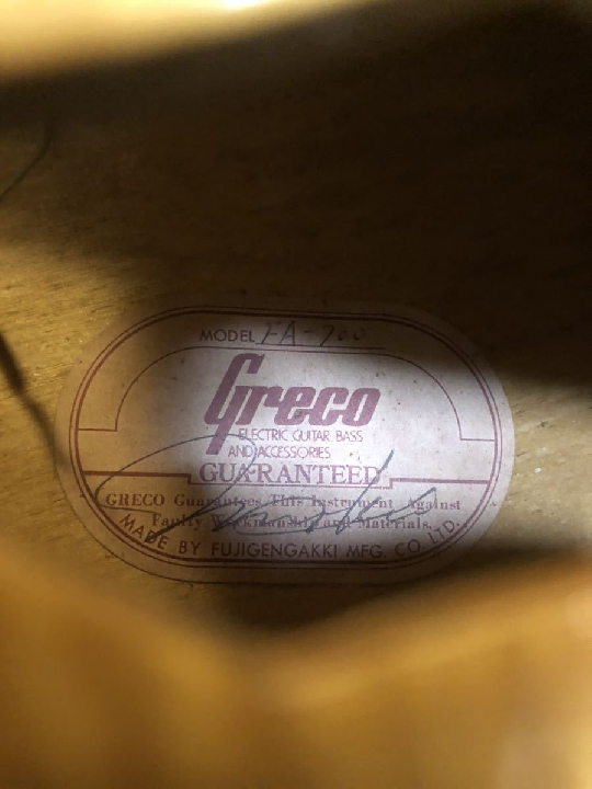 กีต้าร์ไฟฟ้า GRECO Greco FA-700