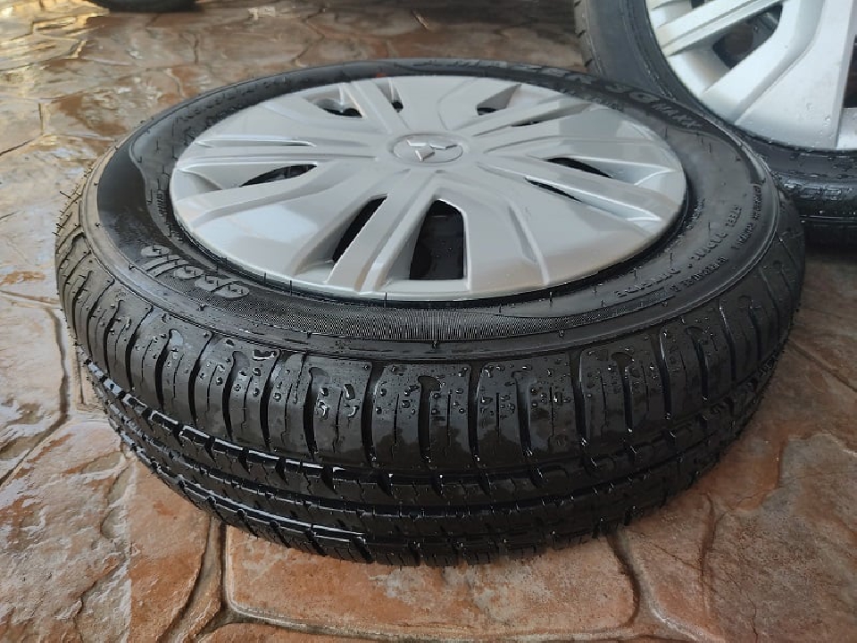 165/65R14  ยางรถยนต์+ล้อกระทะถอดป้ายแดง (4 เส้น) ถอดจากมิตซูบิชิ-มิราจ