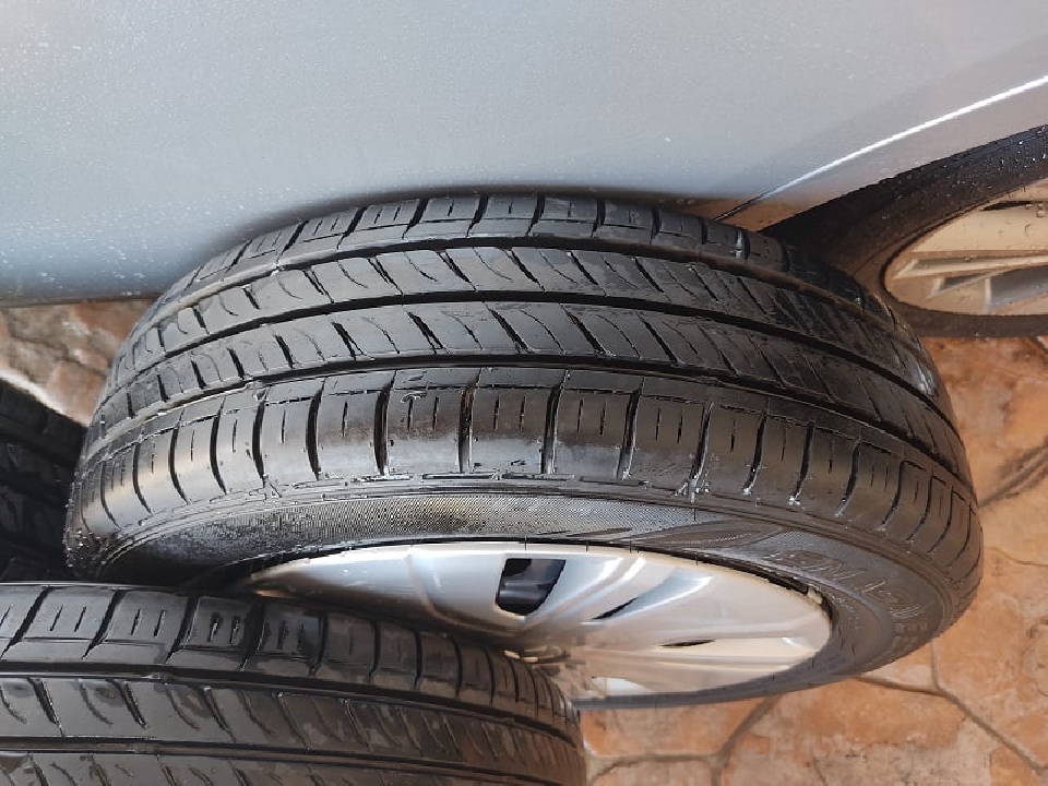 165/65R14  ยางรถยนต์+ล้อกระทะถอดป้ายแดง (4 เส้น) ถอดจากมิตซูบิชิ-มิราจ