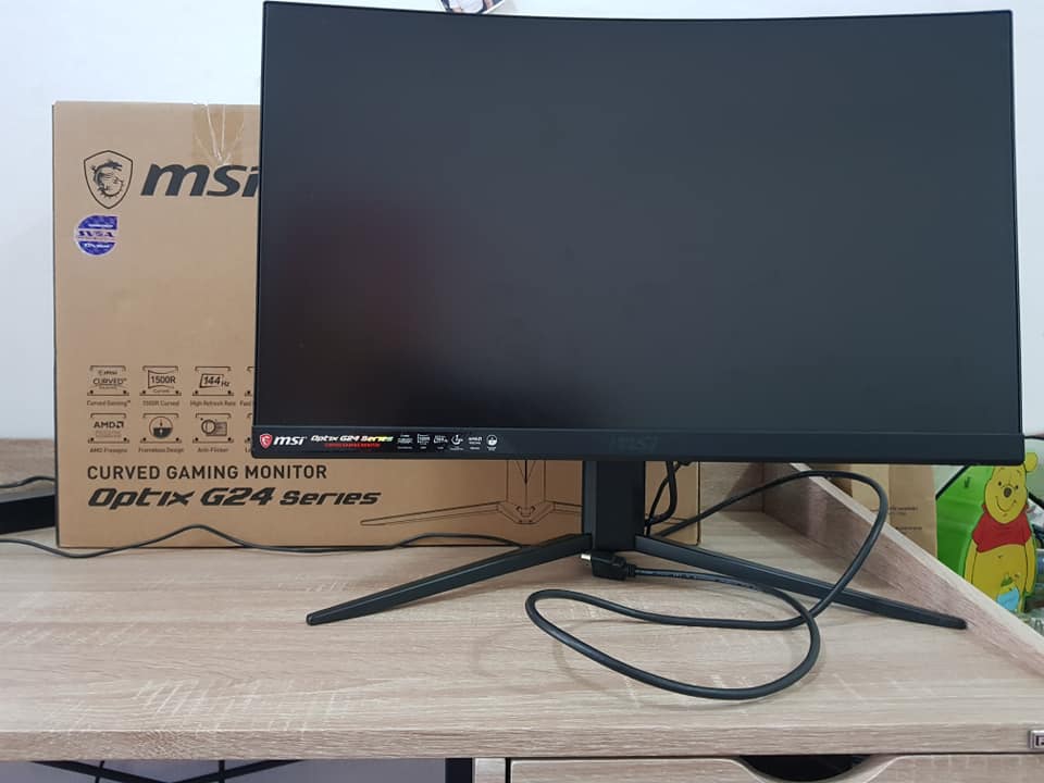 จอคอม MSI Monitor Optix G24C4 FHD144Hz 1Ms จอโค้ง Gaming 24นิ้ว