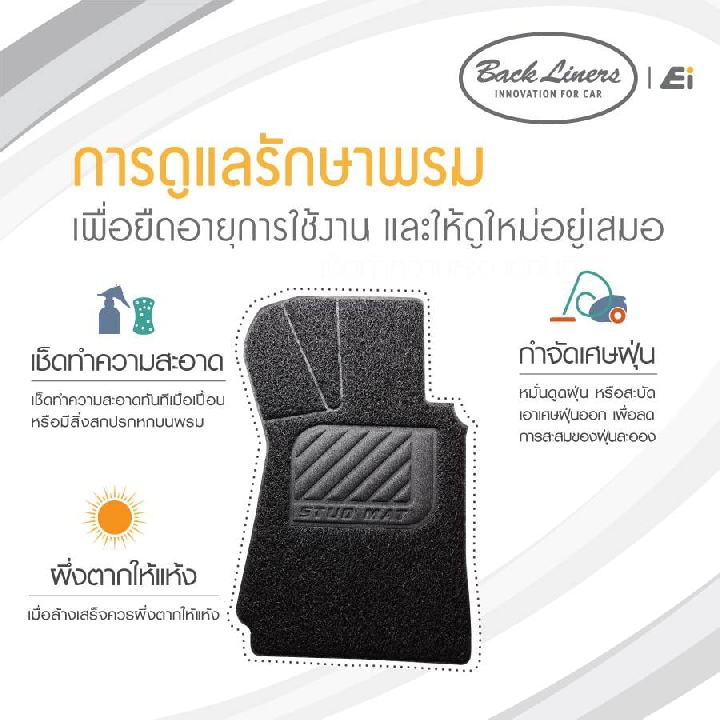 พรมปูพื้นรถยนต์ MAT DESIGN เข้ารูปสำหรับ Nissan Note ทุกรุ่น