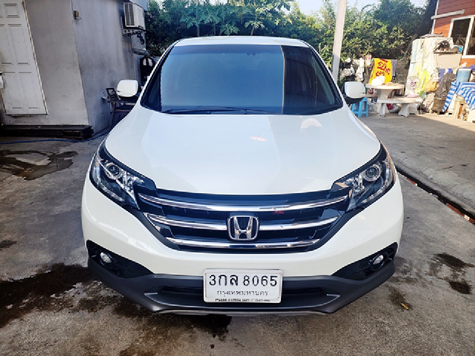 CRV 2.4 EL ขับ2 สีขาวมุก ปี2013จด14 ออกรถ06/14 มือเดียว น็อตไม่ขยับ เช็ค0ตลอด Kดีฟรีดาวน์ สดไม่มีVAT