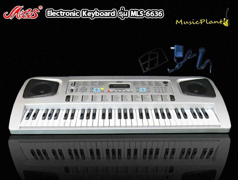 เครื่องดนตรีคีย์บอร์ด 61 คีย์อัดเสียง USB,Mp3 ราคาถูก เก็บเงินปลายทาง