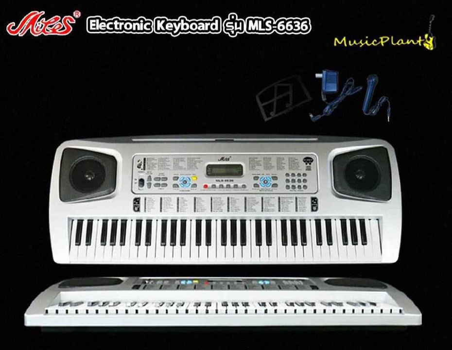 เครื่องดนตรีคีย์บอร์ด 61 คีย์อัดเสียง USB,Mp3 ราคาถูก เก็บเงินปลายทาง