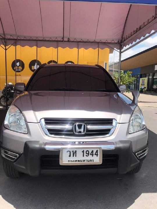 Honda CRV 2003 ติดแก๊ช เจ้าของดูแลอย่างดี ไม่เคยชนหนัก สภาพดี รถบ้าน