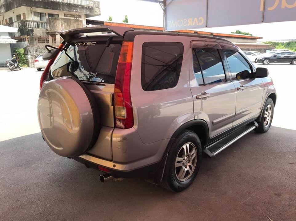 Honda CRV 2003 ติดแก๊ช เจ้าของดูแลอย่างดี ไม่เคยชนหนัก สภาพดี รถบ้าน