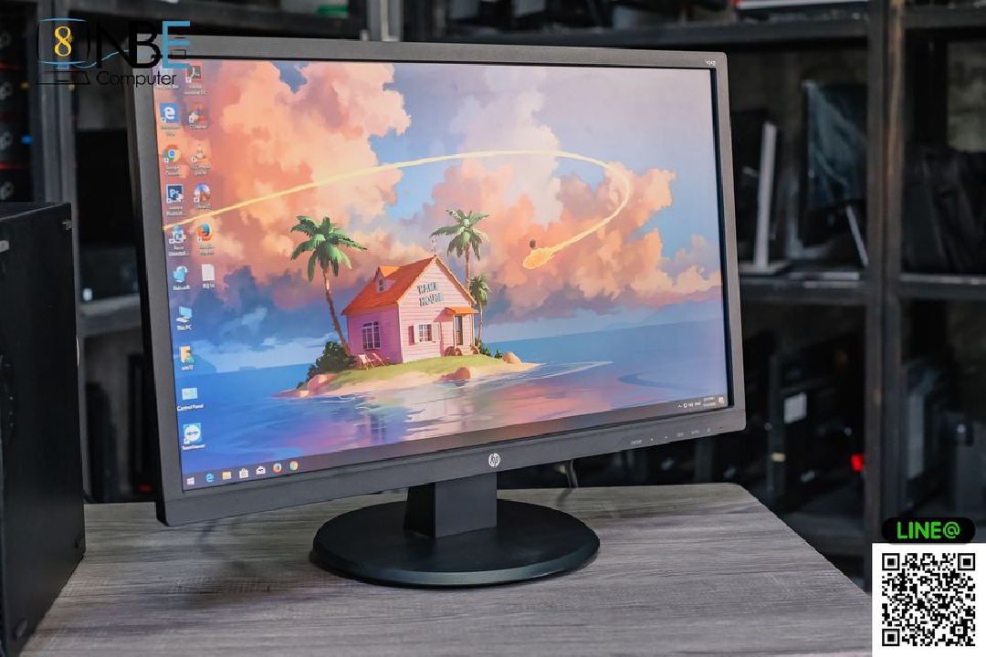 จอคอมมือสอง MONITOR HP V243 ขนาด 24 นิ้ว LED Backlit LCD