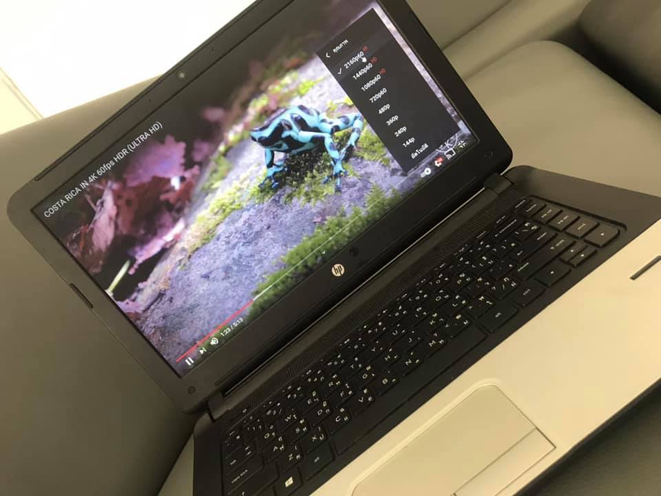 โน๊ตบุ๊ค CORE i5 RAM8 ดูหนังสบาย เล่นเกมได้ ดู4Kได้