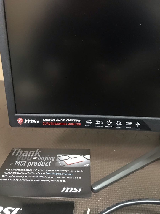 msi เกมมิ่งมอนิเตอร์ g241vc 24 นิ้วจัดส่งฟรี