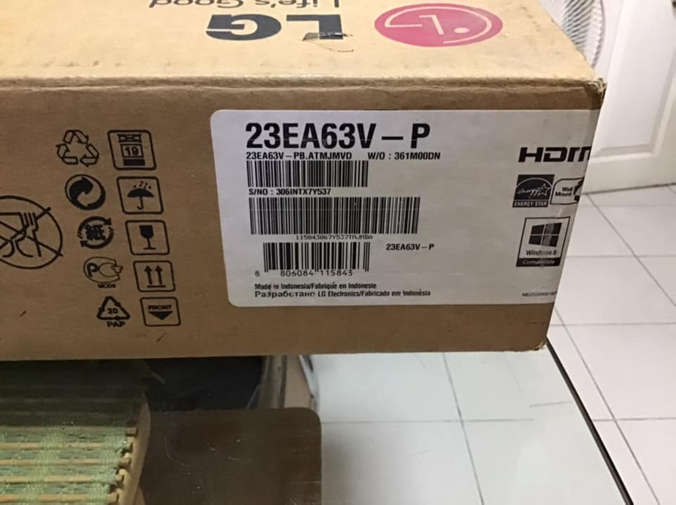 LG Monitor 23EA63V-P จอLED IPS
