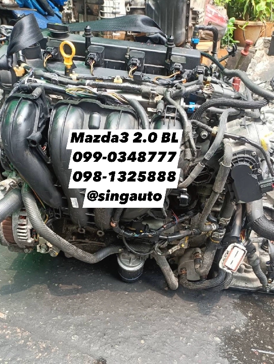 เครื่องยนต์มือสอง Mazda3 BL เชียงกง อะไหล่มาสด้า3 BL 099-0348777