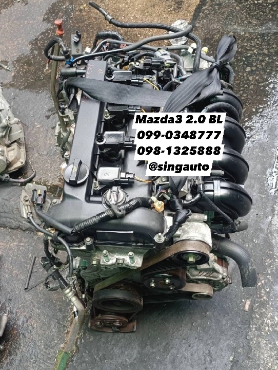 เครื่องยนต์มือสอง Mazda3 BL เชียงกง อะไหล่มาสด้า3 BL 099-0348777