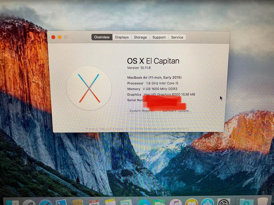 Macbook air 2015 11นิ้ว