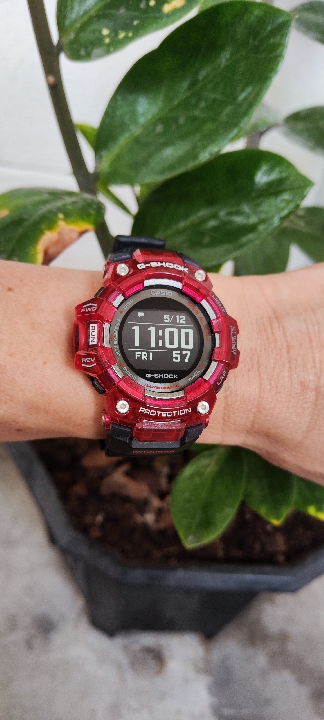 ขายนาฬิกา CASIO G-SHOCK รุ่น GBD-100SM-4A1มือ2 ของแท้ประกันCmgรุ่นสีใหม่ล่าสุด สามารถเชื่อมต่อ bluetooth