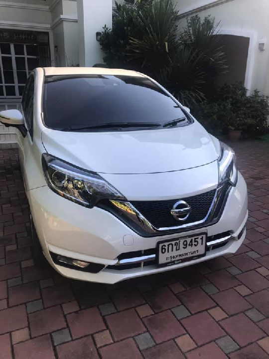 ขายรถ Nissan Note VL ตัวTOP สีขาว ปี2017 ใช้น้อยมาก เจ้าของขายเอง