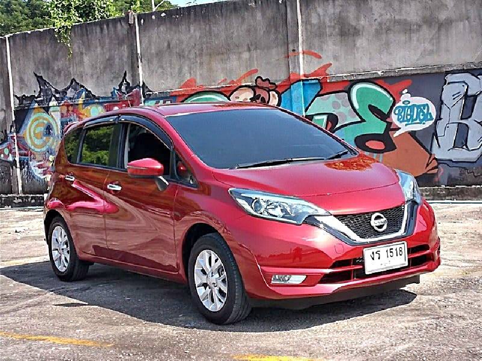 Nissan Note 1.2 V ปี 2019 รถสวยมือเดียวขับดีภายในนั่งสบายตัวรถพร้อมใช้