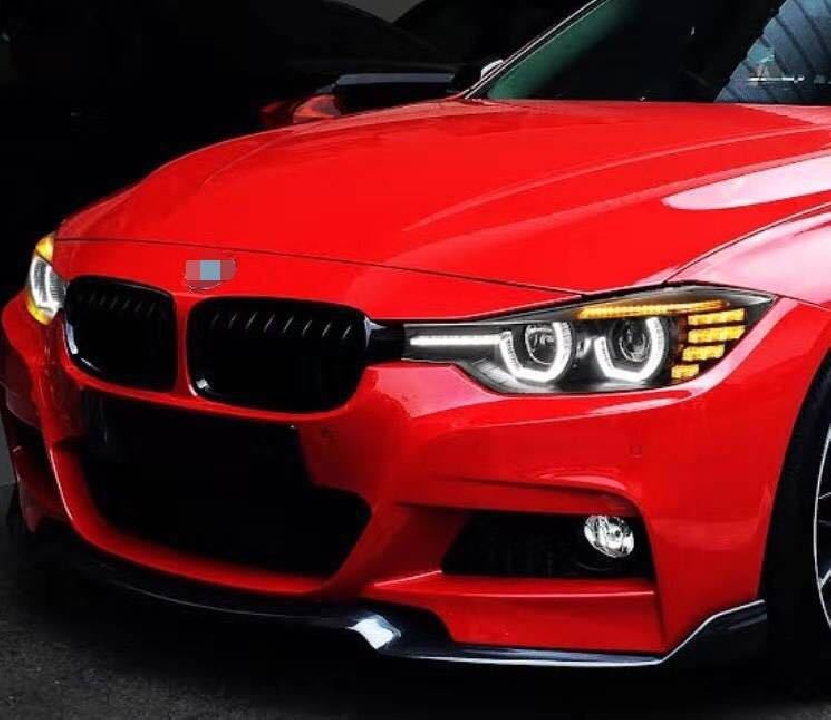 ไฟหน้าโปรเจคเตอร์สีดํา BMW ซีรีส์ 3  รุ่น F30 F31  ปี 2012-2015