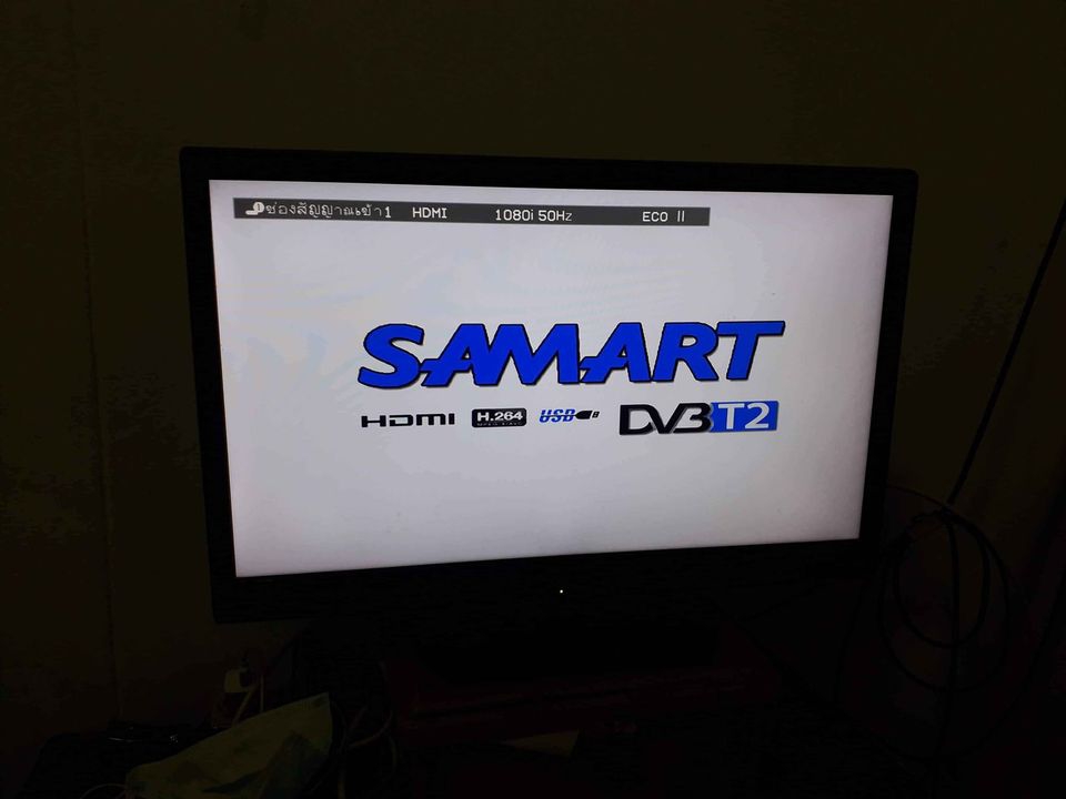 ทีวีชาร์ป​ 24​ นิ้ว​ พร้อมดูพร้อมใช้พร้อมกล่องดิจิตอล​ 52​ ช่อง​ สภาพ​ 80%ครับ