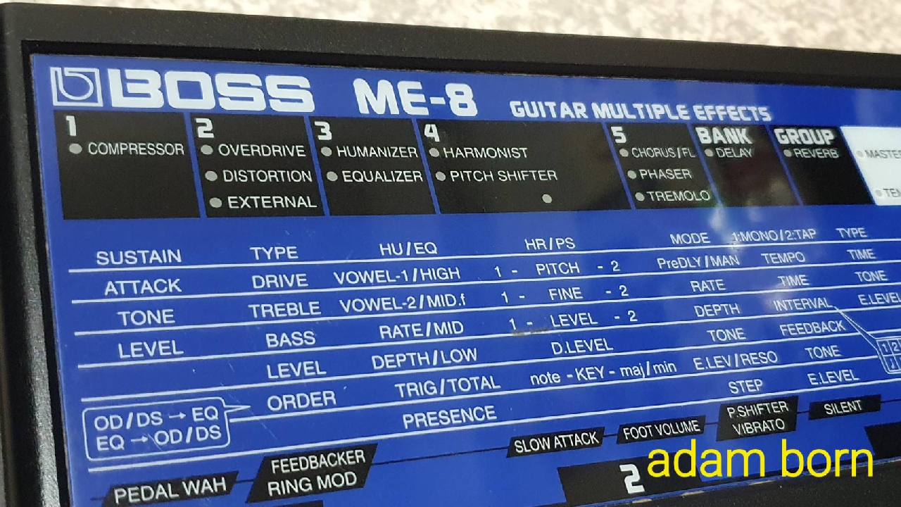 **ขายครับผม! Boss ME8 สภาพดี ใช้งานได้ปรกติ มี adapter ให้ครับ  **
